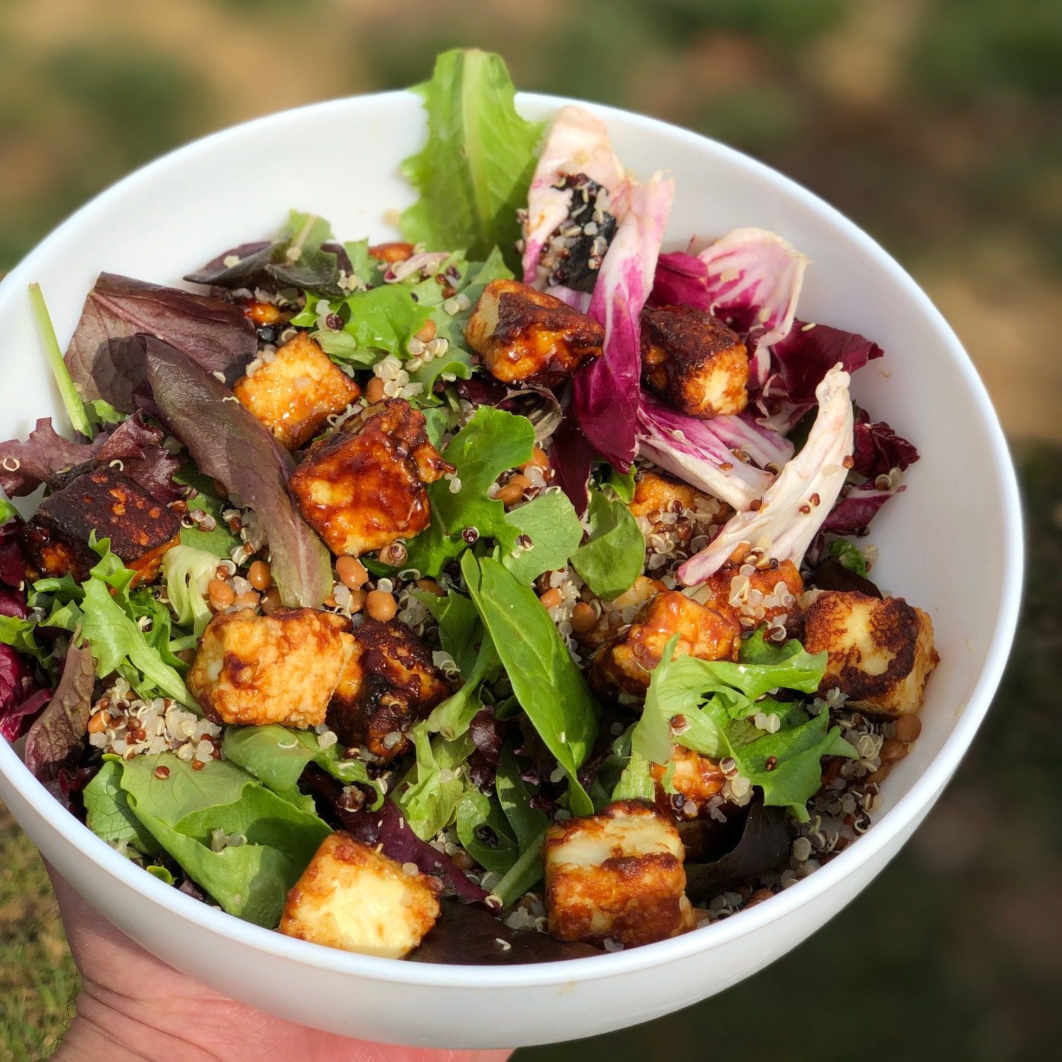 Crispy Tofu Salad