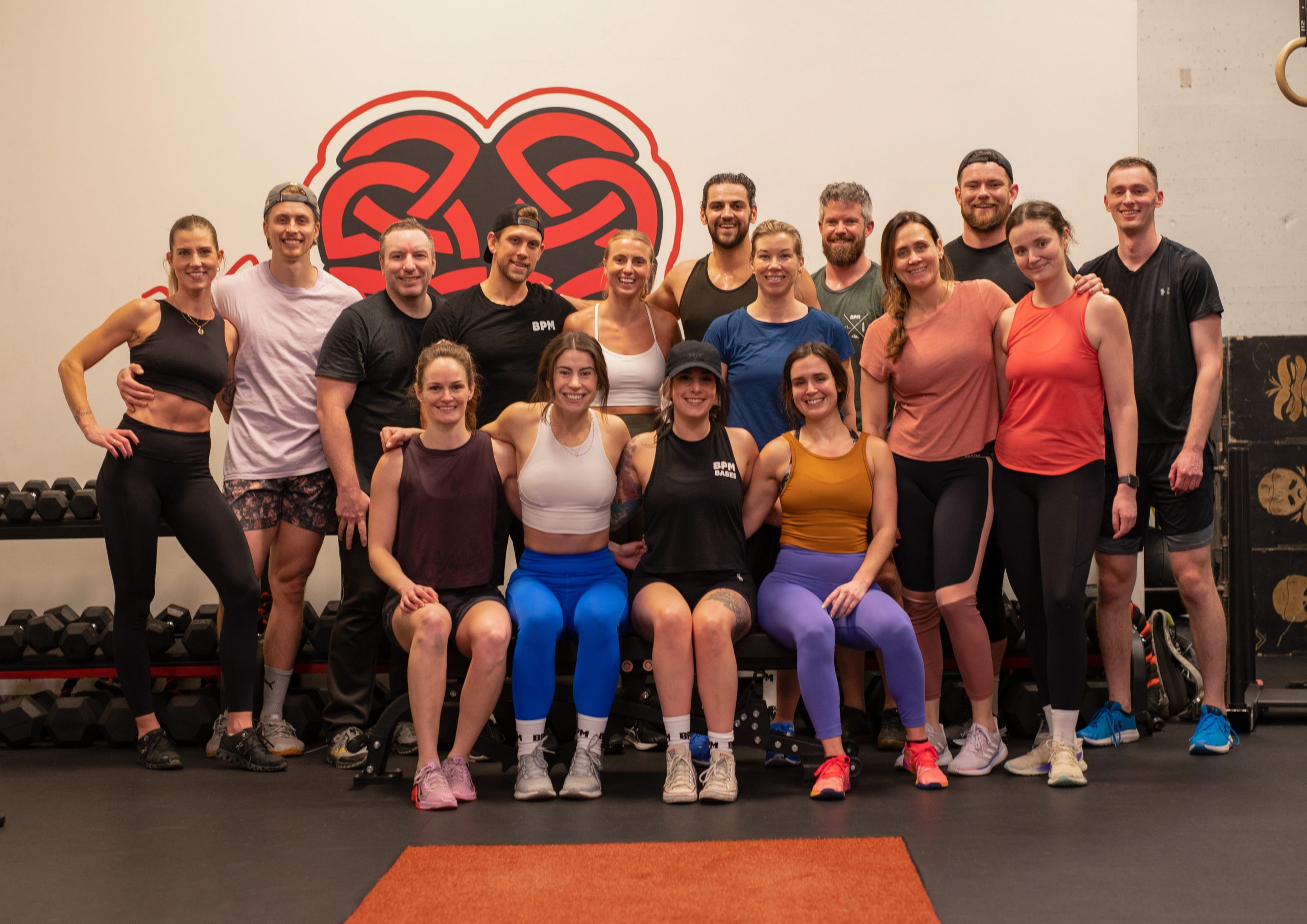 A bootcamp group fitness class in Victoria, BC
